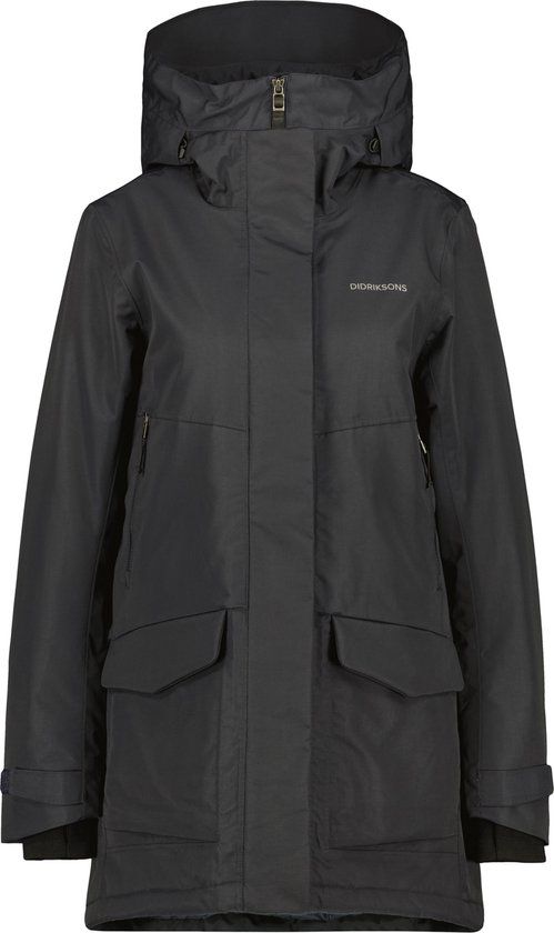 Didriksons FRIDA WNS PARKA 7 Dames Outdoorjas - Black - Women - Size 36 - Black - Polyamide - Winter 2025
