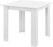 en.casa Eettafel Algermissen vierkant 80x80x76 cm wit