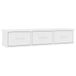 VidaXL Houten Wandschap Wit 880x260x185 mm