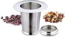 Weis Theefilter, Diameter 10 cm, RVS, Zilver