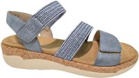 Remonte R6861 damessandalen met enkelbandje, Blauw, 42 EU
