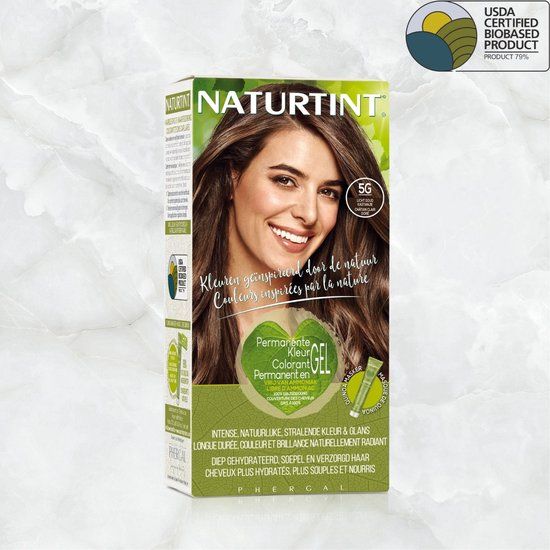 Naturtint Permanente Kleuring 5G Licht Goud Kastanje - 170ml