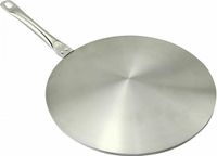 Merkloos Inductie adapter XL- Adapterplaat RVS inductie 28 cm - Inductie converter