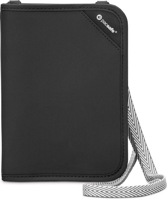 Pacsafe V150 RFID Blocking Passport Organizer - Black