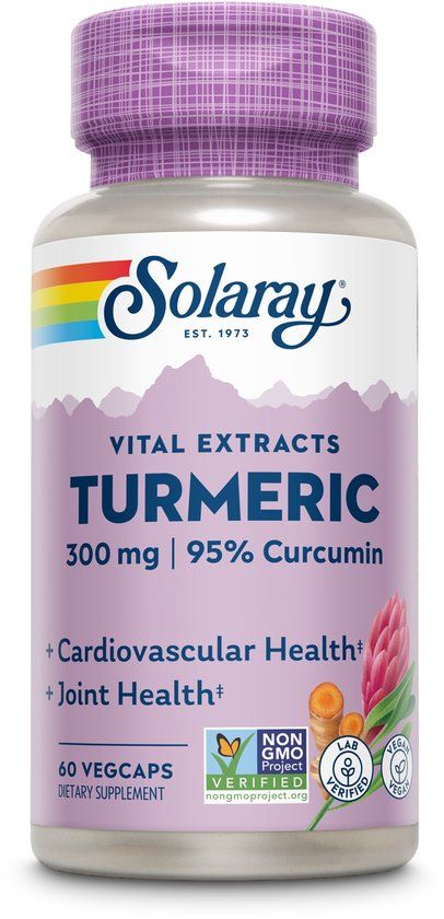 Solaray Kurkuma Wortelextract - 60 capsules