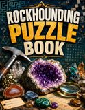 Rockhounding Puzzle Book: 100 Geology-Themed Brain Games for Adults, Seniors & Rock Collectors — Easy-to-Hard Challenges with a Complete Answer Key