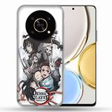Beschermhoes Honor Magic 4 Lite Beschermhoes Manga Demon Slayer, wit