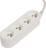 UNIVERSEEL - Design Multistekker 4 X 16A - 1,5m - Wit