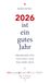 2026 BoD - Books on Demand 2026 ist ein gutes Jahr