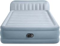 Intex Plush Headboard Luchtbed met ingebouwde pomp - 236 x 152 x 46 cm
