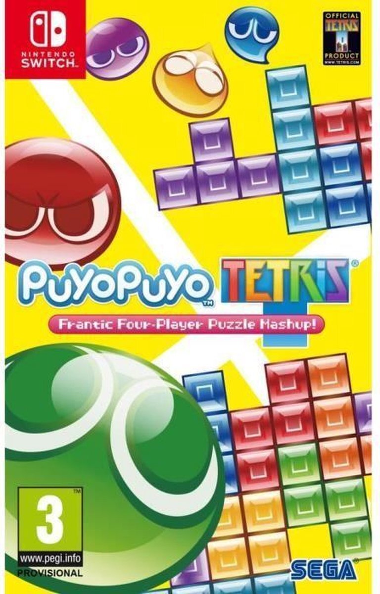 Just for Games Puyo Puyo Tetris Jeu-schakelaar