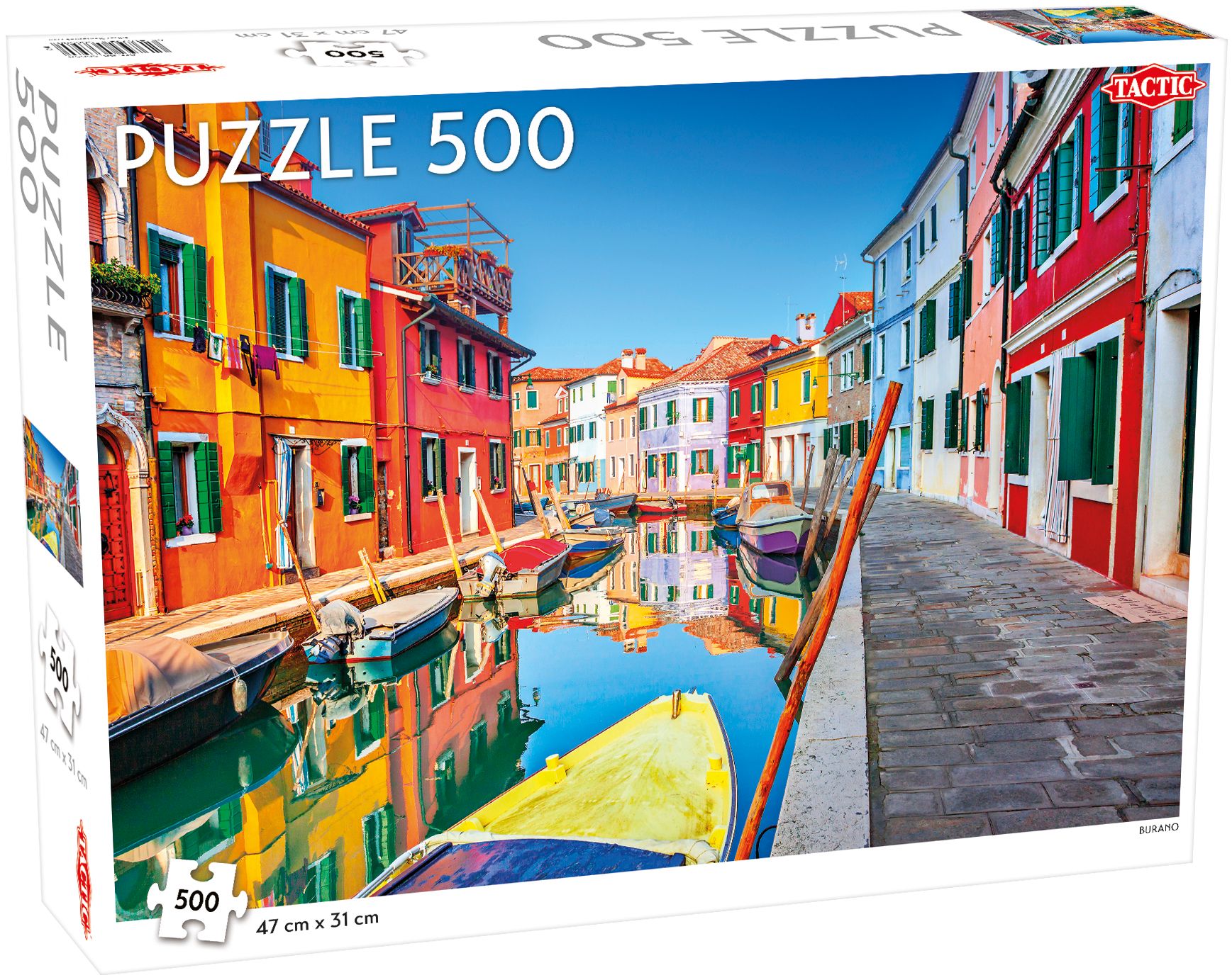 Tactic Around the World: Burano, Venice - 500 stukjes Puzzel