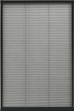 vidaXL - Plissé hordeur - 80x160 cm - Aluminium - Antraciet