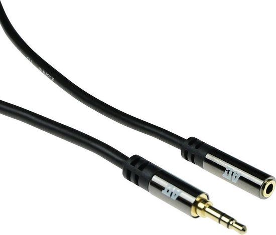 ACT AK6252 - Audio kabel - 3 m - Zwart