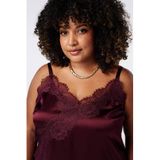MS Mode Asymmetrische Top - Donkerrood
