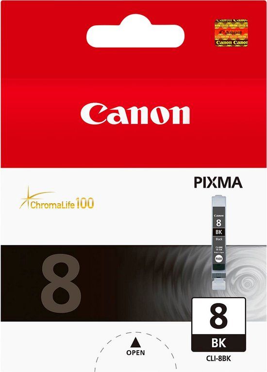 Canon CLI-8BK Zwart - Inktcartridge - 0620B001