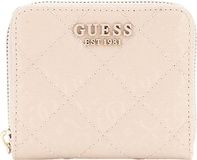 GUESS Laurel SLG Small Zip Around Wallet Sand Zalmroze