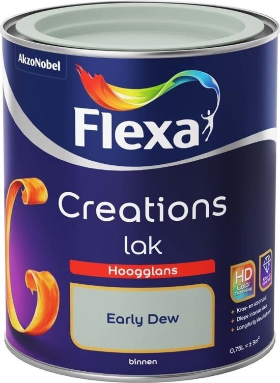 FLEXA Creations - Lak Hoogglans - 3031 - Early Dew - 750 ml