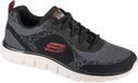 Skechers TRACK - GLENDOR chaussures homme vegan 232399 BKRD noir