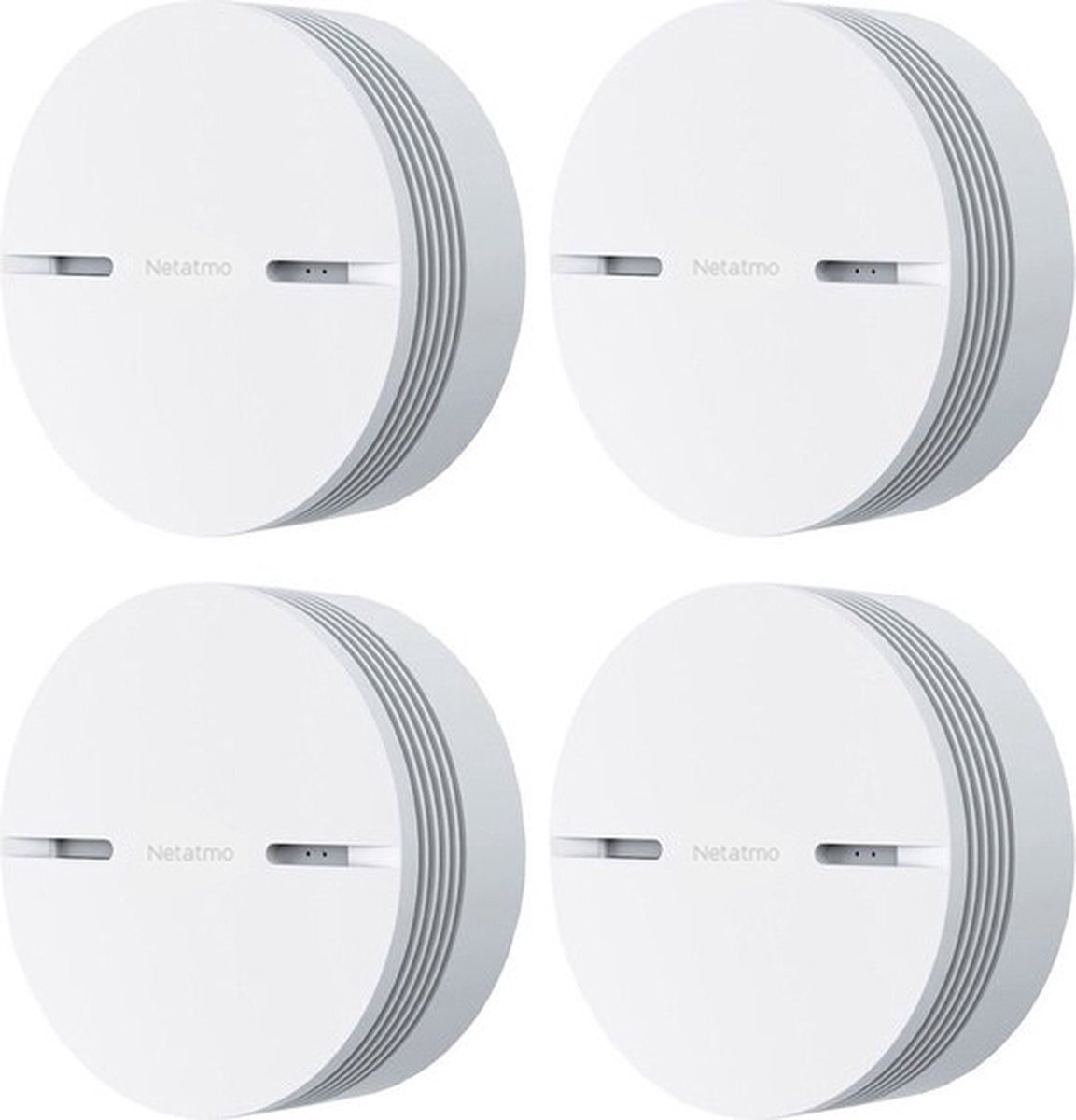 Netatmo Slimme Rookmelder - 10 jaar batterij - 4 Pack