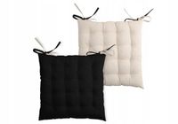 Lovely Bol Duo Stoelkussen 40x40 cm Zwart/Beige