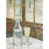 Artery8 Vincent Van Gogh Cafetafel Met Absint XL Giant Paneel Poster (8 Secties)