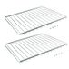 First4Spares Universeel verstelbaar uittrekbaar ovenrek/fornuis/koelkastrek, 352-566 mm, 2 stuks