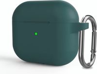 By Qubix Qubix AirPods 3 hoesje - TPU - Slim fit series - Donkergroen