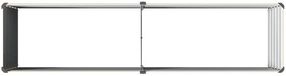VidaXL bac de jardin surélevé ivoire 163 x 40 x 55 cm acier