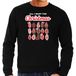 Bellatio Decorations foute kersttrui/sweater voor heren - All I want for Christmas - vagina - zwart XXL