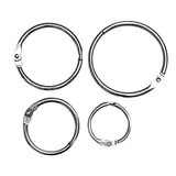 Rayher Hobby Rayher 2520800 metalen ringen om te openen, 38 mm ø binnen, nikkelvrij, SB-Btl. 8 stuks