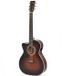 Sigma Guitars OMTC-1EL-SB Sunburst Gloss guitare folk électro-acoustique western brillante
