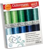 Gutermann Borduurgarenset, meerkleurig, 200m