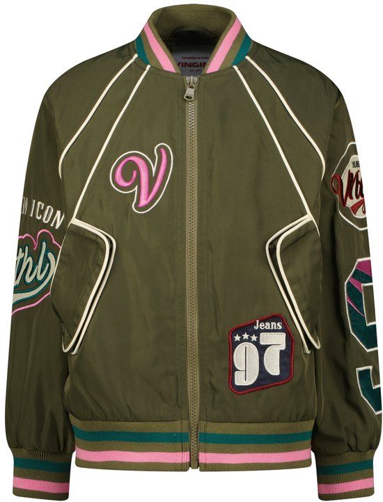 Vingino Tina Meisjes Jas - Light Army Green