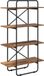 vidaXL Boekenplank - 4-laags - 80 x 35 x 140 cm - Oud hout