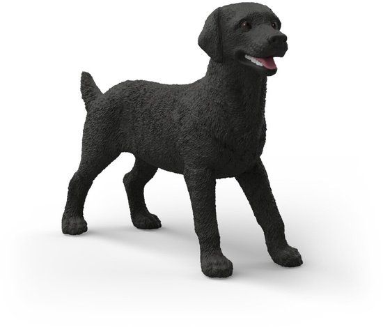 Schleich zwarte labrador retriever speelgoedhond