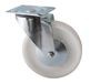 CLAS Equipements Draaibaar trolleywiel Ø 148 mm voor trolley, stopcontact onder doos OC 1200 - SA 7061