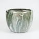 Mega Collections Bloempot marmerlook emperor d37h30 groen