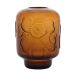 Marimekko Unikko vase en verre Cognac, 18 cm