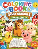 Farm Animals Coloring Book for Toddlers