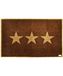 Zala Living Star Brown deurmat vuilvangmat schoonloopmat deco-mat, polyamide, 50 x 70 x 0,7 cm