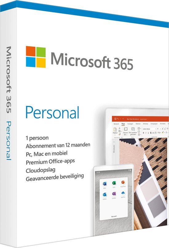 Microsoft Office 365 Personal 1PC-1YR NL