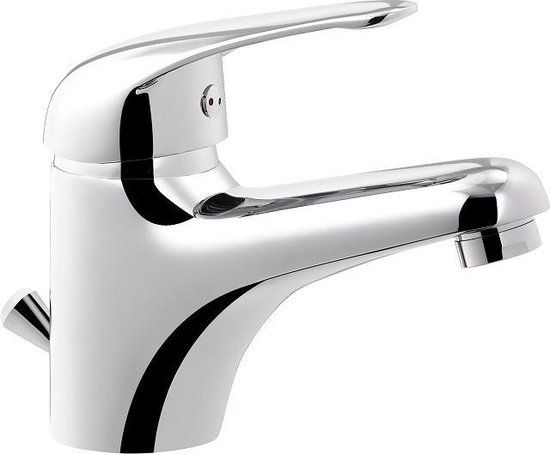 SCHÜTTE Magna Wastafelkraan - Mengkraan - Chroom - met Waste - 77110