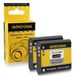 Patona 2x Batterij Li-90B compatibel met Olympus Stylus SZ-15 SH-60 SP-100EE TOUGH TG-1 TG-2 TG-3 TG-4