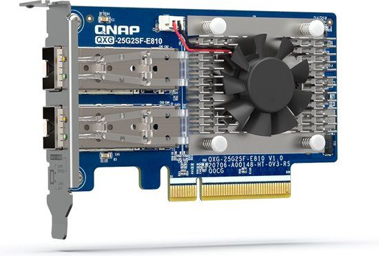QNAP QXG-25G2SF-E810 Netwerkadapter PCIe 25GBE SFP28
