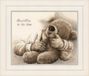 VERVACO Kruissteek Borduurpakket Geboorte Baby TEDDYBEER Handwerkpakket voor Wanddecoratie 25 x 20 cm Borduurwerk met Telpatroon DIY Kit Babykamer Decoratie Cadeau Knutselen Voor Volwassenen