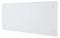 Radiateur électrique mural, 800 W, blanc, programmable, avec écran LED, dimensions 76x8,7x34 cm