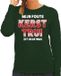 Bellatio Decorations Mijn Foute Kersttrui Foute kersttrui - sweater - groen - dames - S