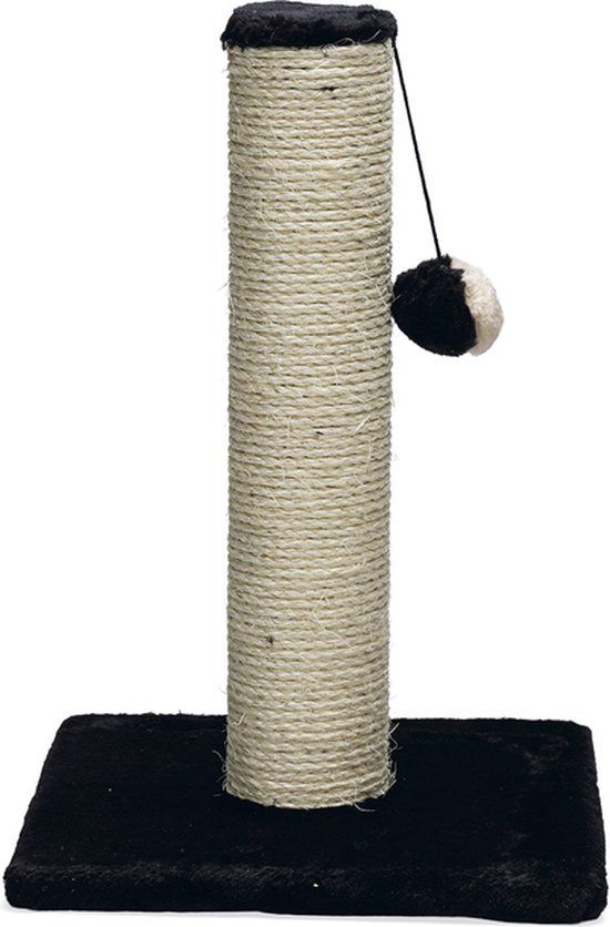 Beeztees Gina Mini Krabpaal - Zwart - 30x30x45 cm