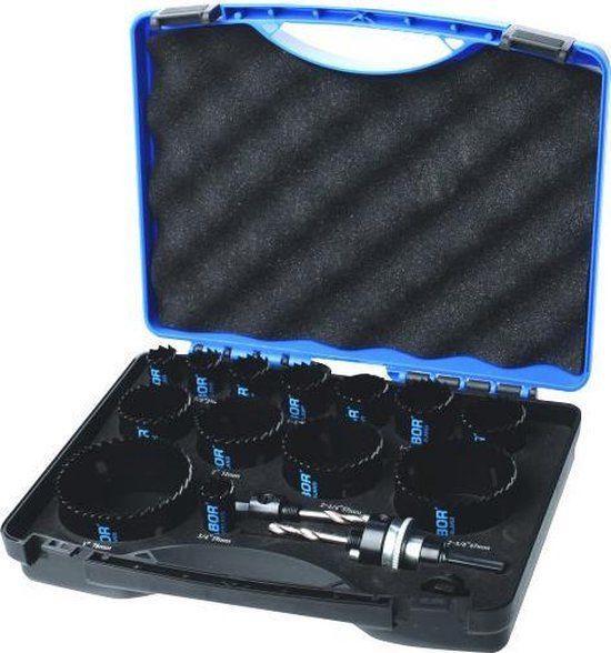 Gatzaagset Labor Bi-metaal 19-76mm 16-delig